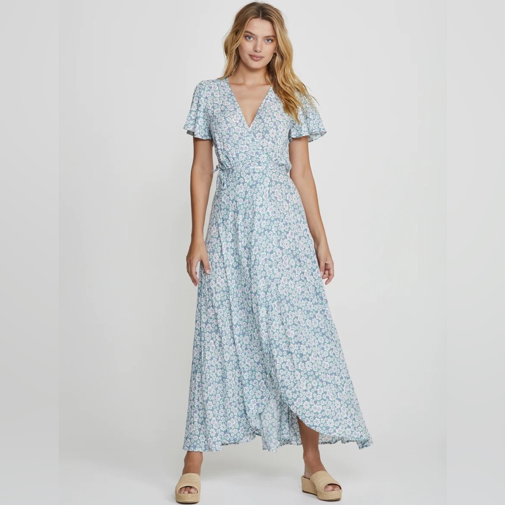 Auguste The Label Mila Muse Wrap Maxi Dress